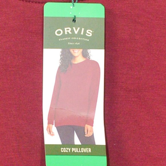 Orvis ladies‎ cozy top in red - Picture 4 of 4